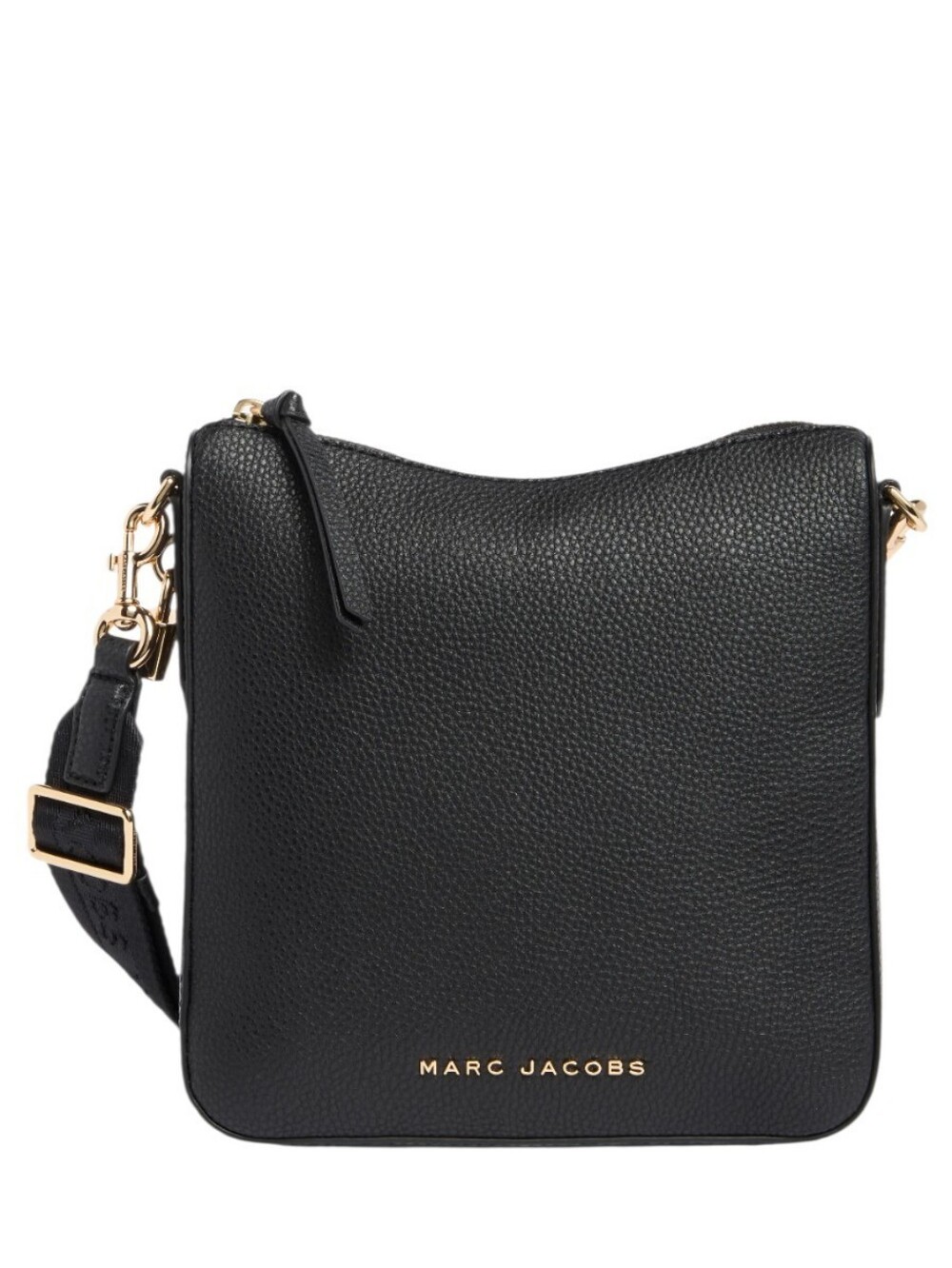 Marc Jacobs Black Pebbled Leather Crossbody Bag